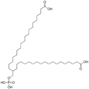 ビスステアリン酸3-(ホスホノオキシ)プロパン-1,2-ジイル 化学構造式