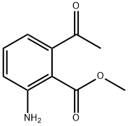 Benzoic acid, 2-acetyl-6-amino-, methyl ester (9CI) Structure