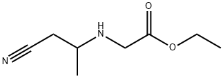 Glycine, N-(2-cyano-1-methylethyl)-, ethyl ester (9CI) Structure