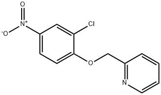 2-[(2-Chloro-4-nitrophenoxy)methyl]pyridine 化学構造式