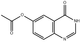 4(3H)-Quinazolinone, 6-(acetyloxy)- Structure