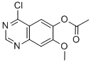4-Chloro-6-acetoxy-7-methoxyquinazoline hydrochloride Structure