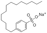 4-テトラデシルベンゼン1-スルホン酸ナトリウム 化学構造式