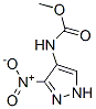 Carbamic  acid,  (3-nitro-1H-pyrazol-4-yl)-,  methyl  ester  (9CI) Struktur