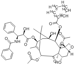 PACLITAXEL-(2-BENZOYL RING-UL-14C) Structure