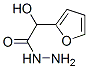 2-Furanacetic  acid,  -alpha--hydroxy-,  hydrazide Structure