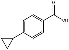 4-シクロプロピル安息香酸 化学構造式