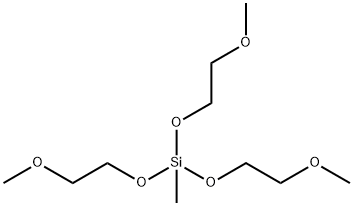 METHYLTRIS(2-METHOXYETHOXY)SILANE Struktur
