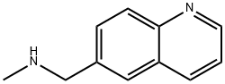 N-メチル-1-キノリン-6-イルメタンアミン 化学構造式