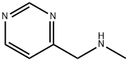 N-メチル-1-ピリミジン-4-イルメタンアミン 化学構造式