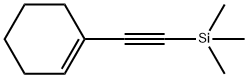 1-[(三甲基硅基)乙炔基]环己烯, 17988-44-2, 结构式