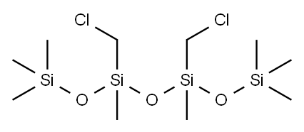 3,5-BIS-(CHLOROMETHYL)OCTAMETHYLTETRASILOXANE Structure