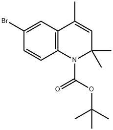 tert-butyl 6-bromo-2,2,4-trimethylquinoline-1(2H)-carboxylate,179894-35-0,结构式