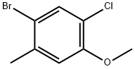 1-BROMO-5-CHLORO-4-METHOXY-2-METHYLBENZENE Structure