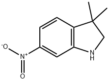 3,3-二甲基-6-硝基吲哚,179898-72-7,结构式