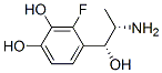 1,2-Benzenediol, 4-(2-amino-1-hydroxypropyl)-3-fluoro-, [R-(R*,S*)]- (9CI) 结构式