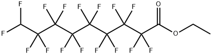 ETHYL 9H-PERFLUORONONANOATE Struktur