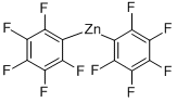 ビス(ペンタフルオロフェニル)亜鉛 化学構造式