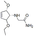Acetamide, 2-[(2-ethoxy-5-methoxy-3-cyclopenten-1-yl)amino]-, (1alpha,2ba,5ba)- (9CI) Structure