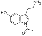 N-乙酰基-5-羟色胺, 17994-17-1, 结构式