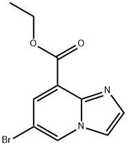 ethyl 6-bromoimidazo[1,2-a]pyridine-8-carboxylate Struktur