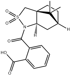 N-(2-羧基苯甲酰基)-(-)-10,2-樟脑磺内酰胺,179950-32-4,结构式