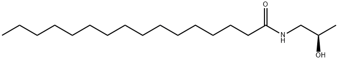 N-(2R-HYDROXYPROPYL)-HEXADECANAMIDE, 179951-56-5, 结构式