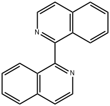 1,1'-ビイソキノリン 化学構造式