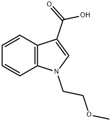 1-(2-甲氧基乙基)-1H-吲哚-3-羧酸, 179993-05-6, 结构式