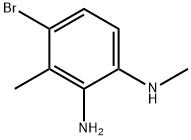 4-bromo-N1,3-dimethylbenzene-1,2-diamine Struktur