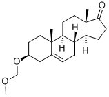 3beta-(methoxymethoxy)androst-5-en-17-one  Structure