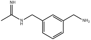 N-[3-(氨甲基)苄基]乙脒 结构式
