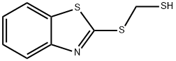 Methanethiol, (2-benzothiazolylthio)- (9CI) Struktur