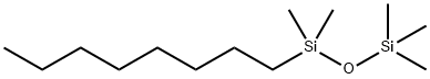 N-オクチルペンタメチルジシロキサン 化学構造式