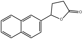 GAMMA-(2-NAPHTHYL)-GAMMA-BUTYROLACTONE Struktur