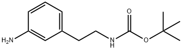 [2-(3-AMINO-PHENYL)-ETHYL]-CARBAMIC ACID TERT-BUTYL ESTER Struktur