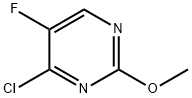 4-クロロ-5-フルオロ-2-メトキシピリミジン 化学構造式