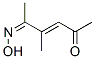 3-Hexene-2,5-dione, 3-methyl-, 2-oxime (9CI) 结构式