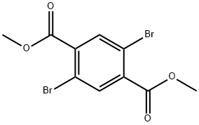 2,5-ジブロモテレフタル酸ジメチル 化学構造式
