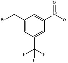 1-(溴甲基)-3-硝基-5-(三氟甲基)苯,180146-67-2,结构式