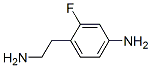 Benzeneethanamine, 4-amino-2-fluoro- (9CI) 化学構造式