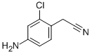 2-(4-AMINO-2-CHLOROPHENYL)ACETONITRILE Structure