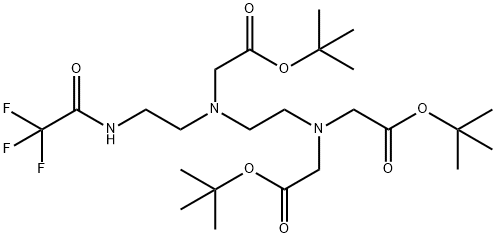 DiethylenetriaMinetriacetic Acid TrifluoroacetaMide Tri(tert-butyl Ester) Structure