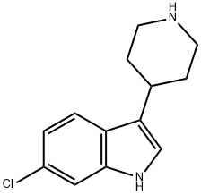 6-CHLORO-3-PIPERIDIN-4-YL-1H-INDOLE Structure