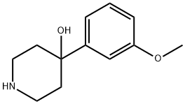 4-(3-METHOXY-PHENYL)-PIPERIDIN-4-OL Structure