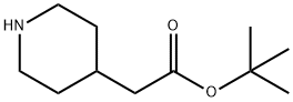 PIPERIDIN-4-YL-ACETIC ACID TERT-BUTYL ESTER Structure