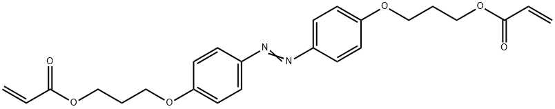 1,1'-[1,2-二氮烯二基双(4,1-苯氧基-3,1-丙二基)]酯2-丙烯酸 结构式