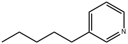 3-戊基吡啶, 1802-20-6, 结构式