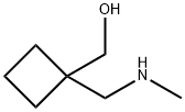 {1-[(methylamino)methyl]cyclobutyl}methanol Struktur