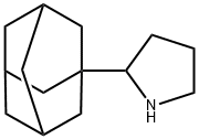 2-(1-金刚烷基)吡咯烷盐酸盐, 180258-96-2, 结构式